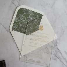 Marriage Invitation Card Transparent Acrylic Invitation Personalized Custom